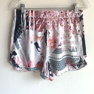 French Connection Floral Pull On Shorts